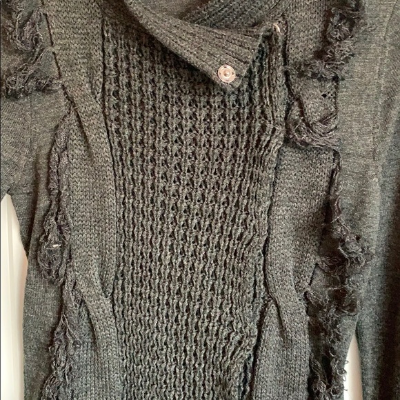 SOLD - Charcoal Gray Sweater - Picture 2 of 3